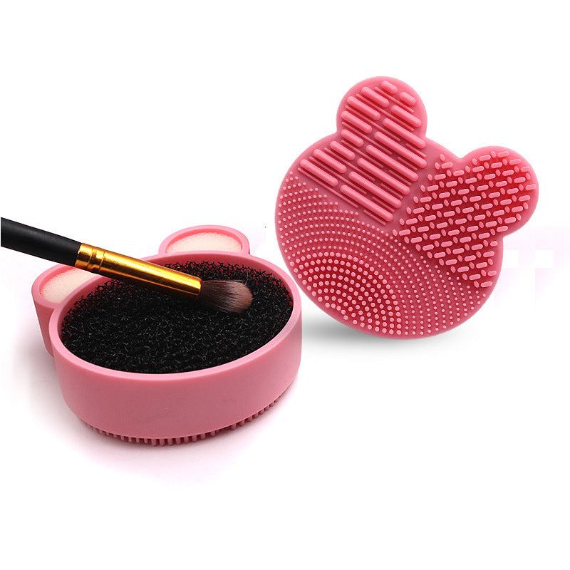 Makeup brush cleaning box Makeup brush cleaning box